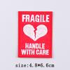 Warning Embroidery Patch Iron On Patches For Clothing Danger Prohibit Sign Embroidered Patches For Clothes Nuclear Marker Badges