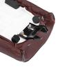 Motorcycle PU Lther Vintage   St Flat Saddle Cushion for   CG125 GN CG Black