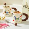 Dachshund Mug Girl Cute Household Drinking Cup New Coffee Breakfast Cup Couple Ceramic Cup