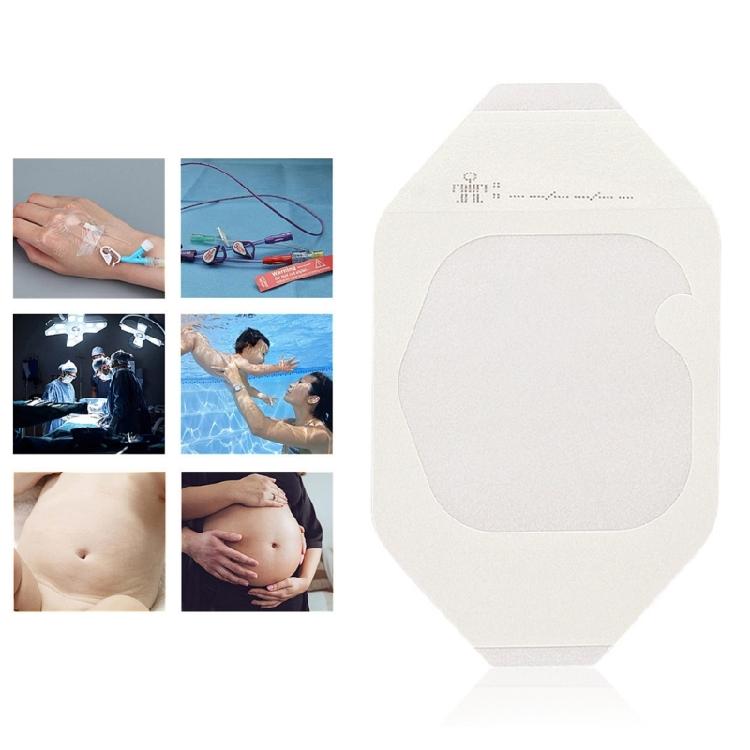 Clear Bandage Waterproof Adhesive Film Dressing 6x7CM 10 Count Flexible Wound Bandages