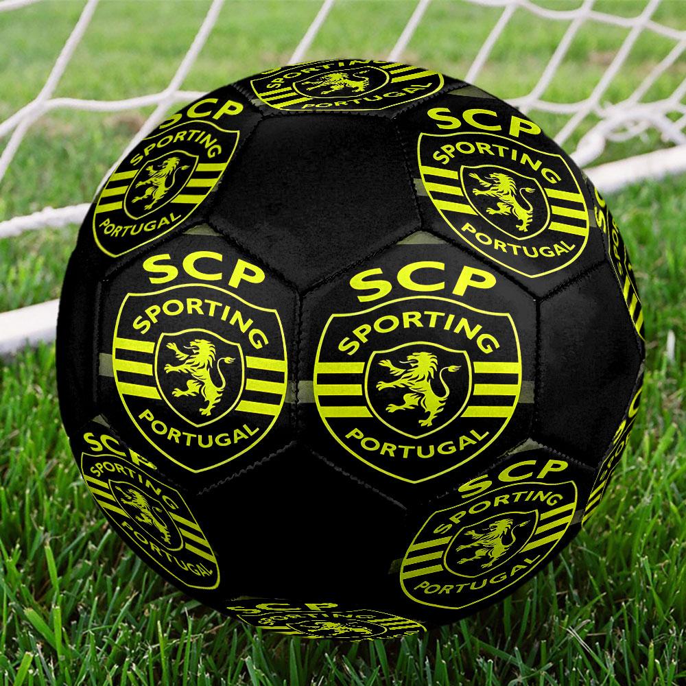 1pc Sporting CP Soccer Ball Size 5 Indoor Soccer Ball Fashion Colorful Backyard Game - Great For Sports Fans Gift HE110