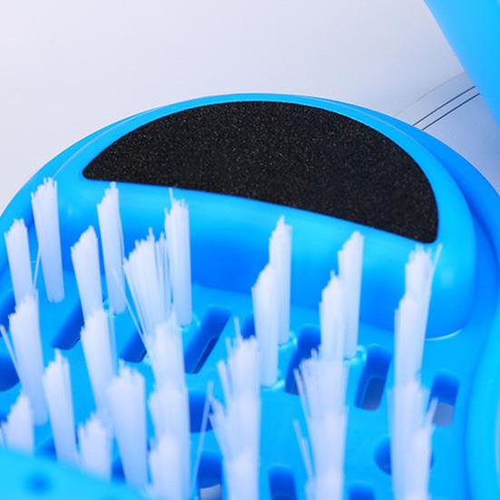 1 Pair Foot Brushes Built-In Massage Function Rich Foam Soothing