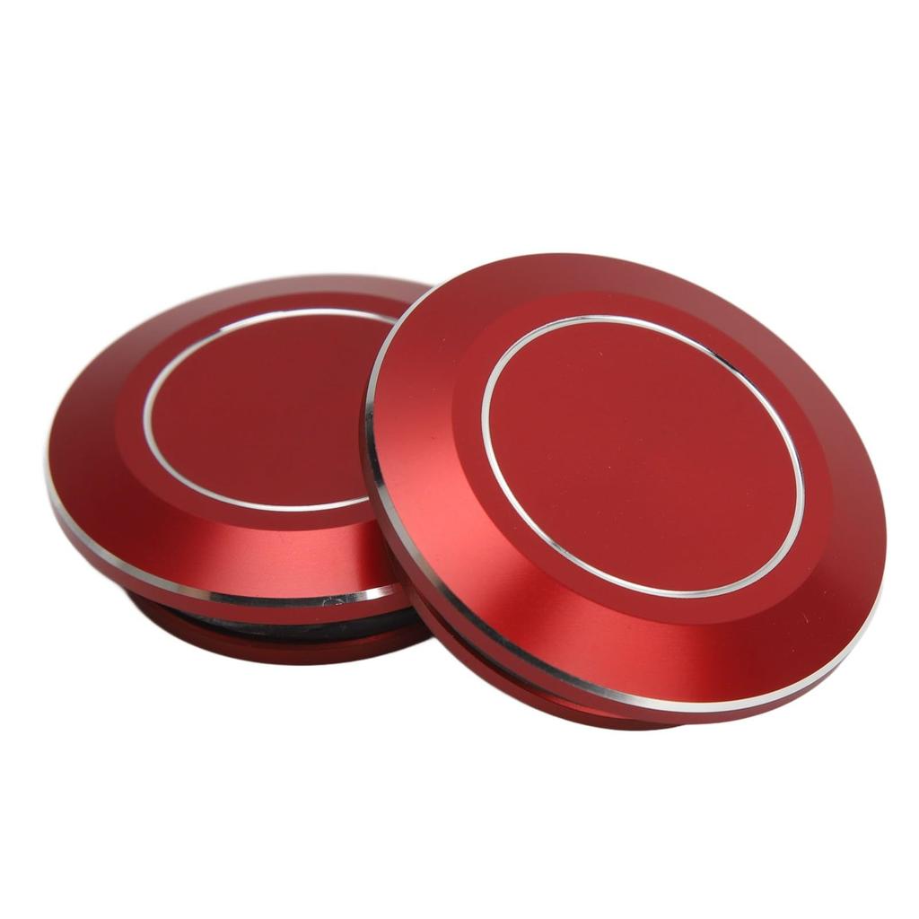 KIMISS 2pcs Frame Hole Plug, CNC Aluminum Motorcycle Frame Hole Cap Dustproof Round Frame