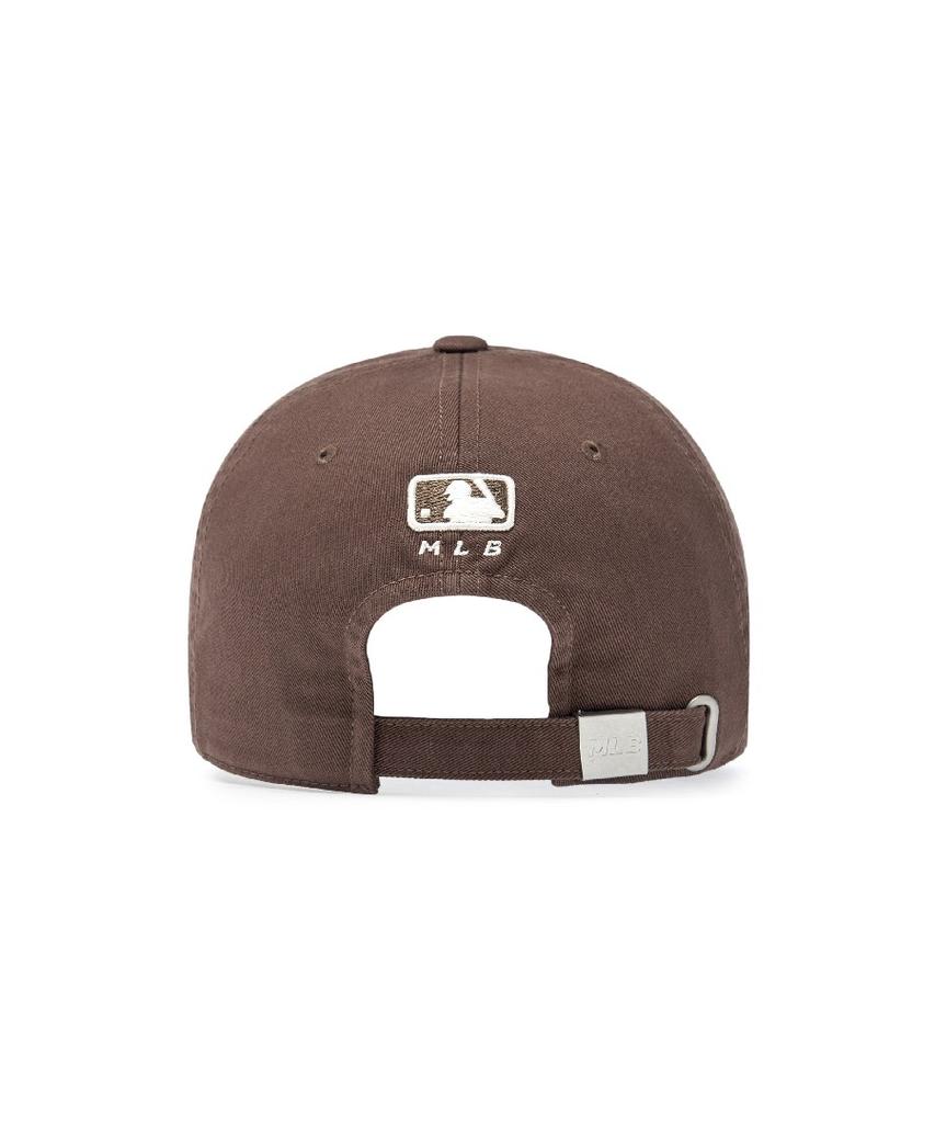 Emelbi Ace Unstructured Ball Cap Ny (Brown)
