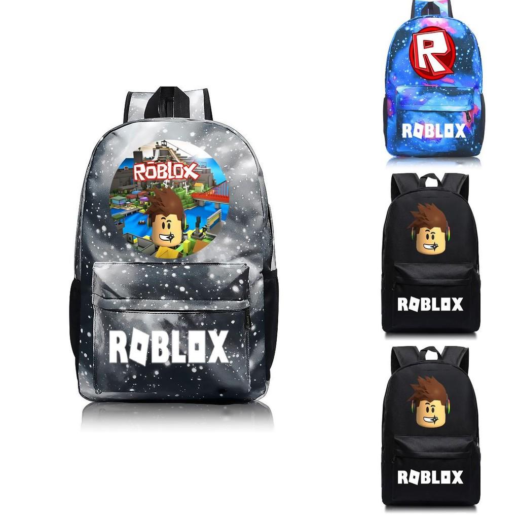 Durable Material Roblox Students' Bookbag With Practical Padded Shoulder Straps