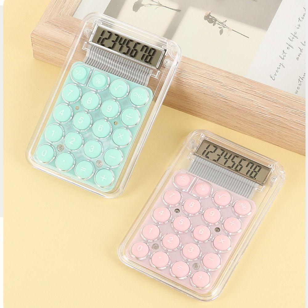 Kalkulator ABS Artykuły piśmiennicze Kalkulator elektroniczny Wysokiej jakości kalkulator w kolorze cukierkowym