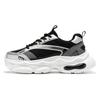 ForeignTrade FashionCasual Leather Mesh Splicing Trend Comfortable and Breathable Low Top Thick Sole Height Increasing Dad Shoes