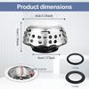 Stainless Steel Bathtub Filter Sink Leak-proof Anti-clogging Drain Basket Stopper Bouncing Core Insect-Proof