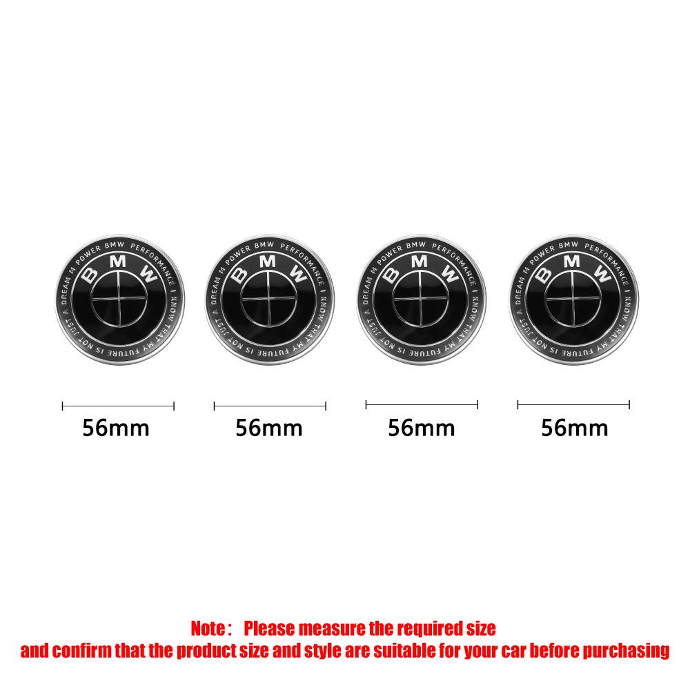 4PCS 56/68mm Auto Hub Caps Car Wheel Center Covers For BMW 3 5 7 Series M M3 M5 M6 F01 F20 F10 X5 Hubcaps Decoration Accessories