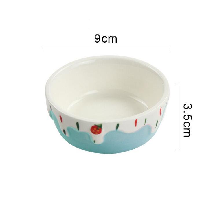 

Большая керамическая миска для еды с защитой от опрокидывания для хомяков, кроликов, шиншилл, ежей и морских свинок