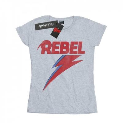 Womens/Ladies Distressed Rebel Cotton T-Shirt