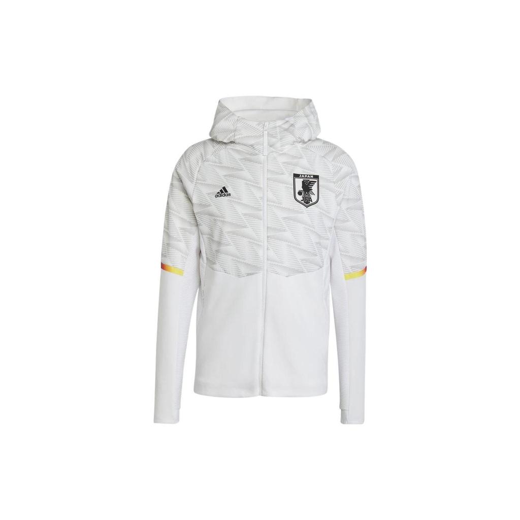 Adidas Jackets Men's White Hooded Moderate Instructor IC1575