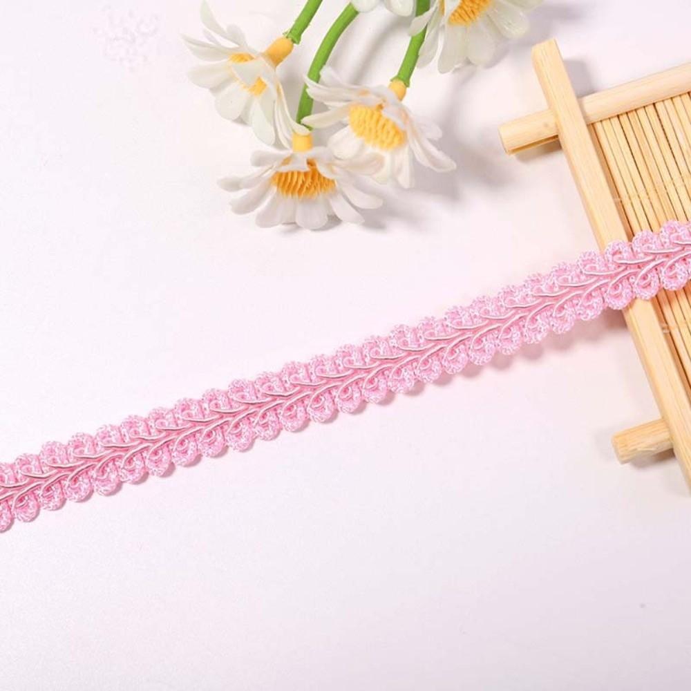 40M Length 1.2cm Wide Bright Hue Lace Trim Color Herringbone Woven Trim Lampshade Ornament