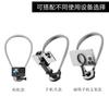 Magnetic Neck Phone Holder Action Camera Mount, Wearable POV Vlog Neck Strap Video Recording for GoPro/DJI/Insta360/Smartphones
