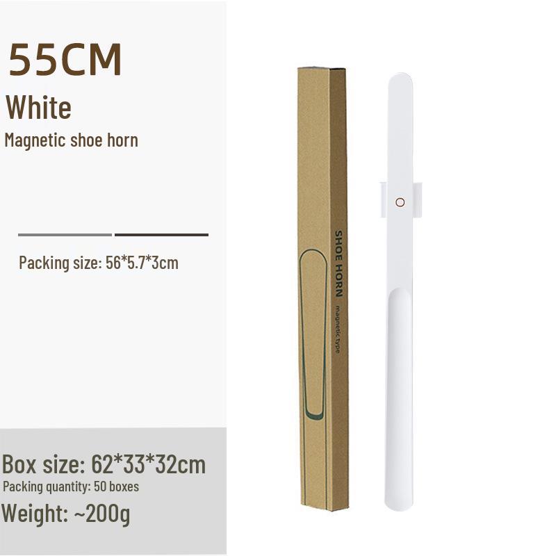 Black Walnut Magnetic Shoehorn: Long Handle Shoe Puller for Pregnant Women, Elderly, and Easy Wear, Premium Solid Wood.