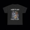 Forced To Wipe Gangster T Shirt Funny Emo Grunge Y2k Amity Affliction Goth Skull