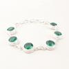 Chrome Diopside Gemstone 925 Sterling Silver Jewelry Handmade Chain Bracelet 9" RB-9-9
