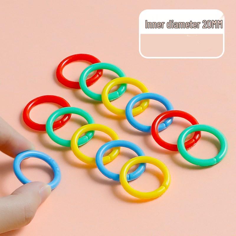 Цветные кольца-разделители для карточек и студенческих книг