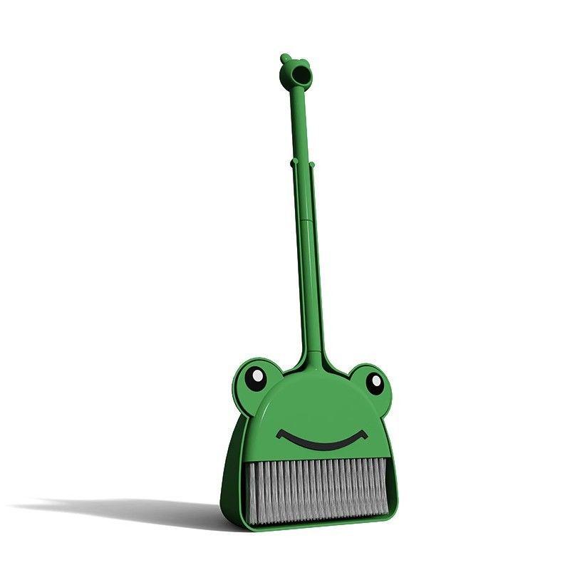 Kids' Mini Broom and Dustpan Set: Baby-Friendly Toy for Sweeping and Mopping