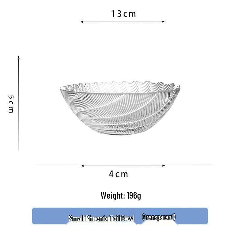 Di Ruien Elegant Glass Fruit & Snack Dish