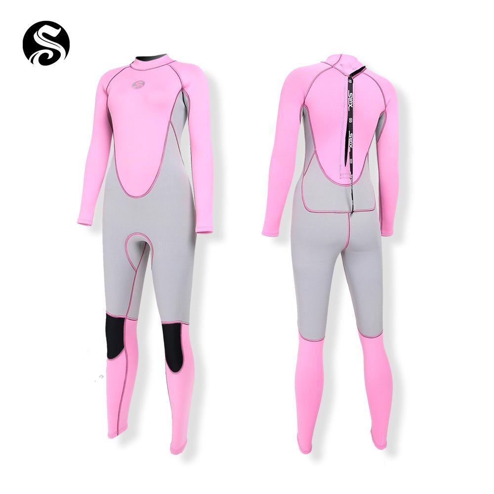 SLINX Women s 3mm Full Body Wetsuit for Surfing  Swimming, Thickened Long Sleeve  Long Pants with Sun Protection S
