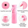 200ml Portable Spray Bottle Refillable Continuou Ultra-fine Mist Water Sprayer High Pressure Atomizer for Hair Styling Cleaning