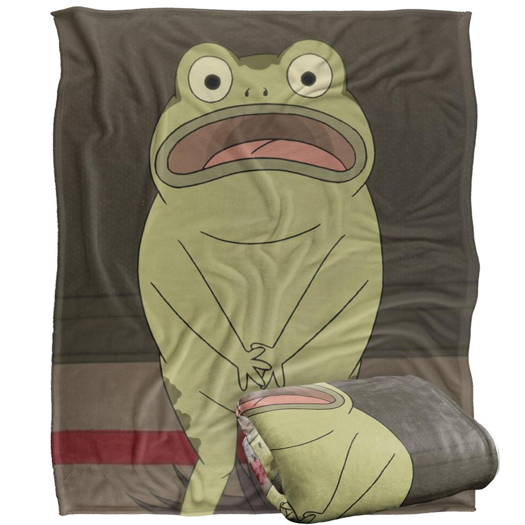 Over The Garden Wall Silky Greg's Frog Supersoft Blanket
