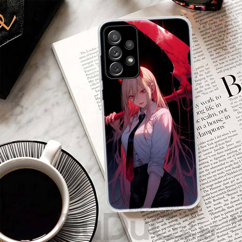 C-Chainsaw Mans Power Phone Case For Samsung A17 A16 A26 A36 A56 A15 A14 A13 A55 A54 A53 A35 A34 A33 A25 A24 A23 A05S A04S A03S