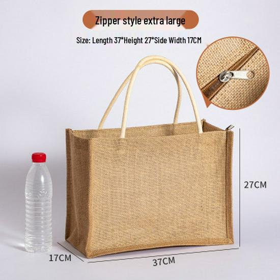 Sac fourre-tout en toile de jute: Sac de courses en jute peint à la main DIY, Lin polyvalent graffiti