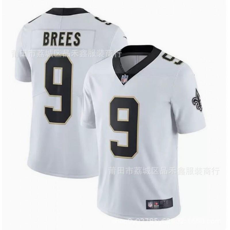 Maglia da Football NFL New Orleans Saints Lattimore 23 Brees 9 Mathieu 32 Misto Cotone Unisex Adulto Abbigliamento Sportivo