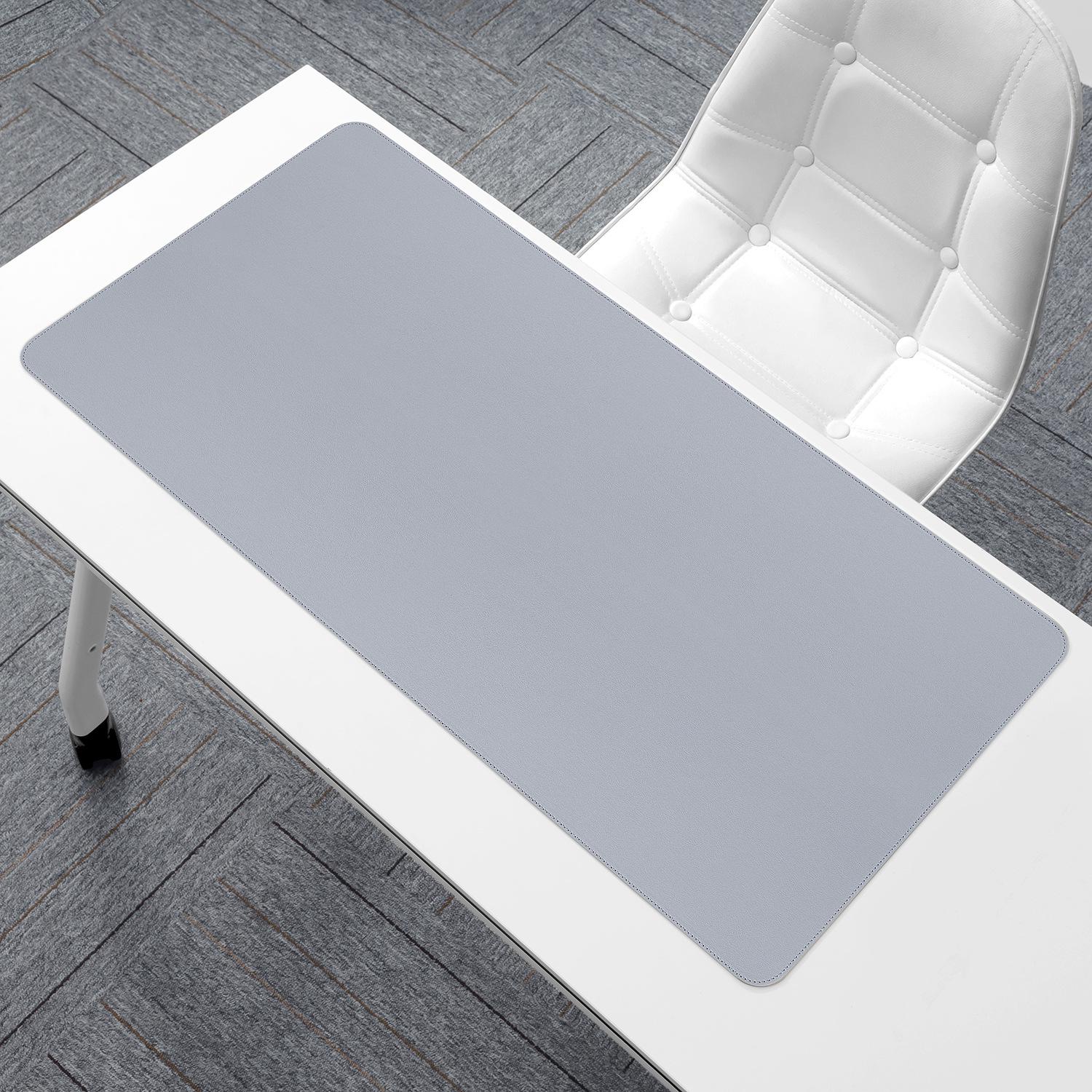 

Пользовательский водонепроницаемый кожаный коврик для мыши: Однотонный, Большой Настольный Коврик с Логотипом 21x25cm