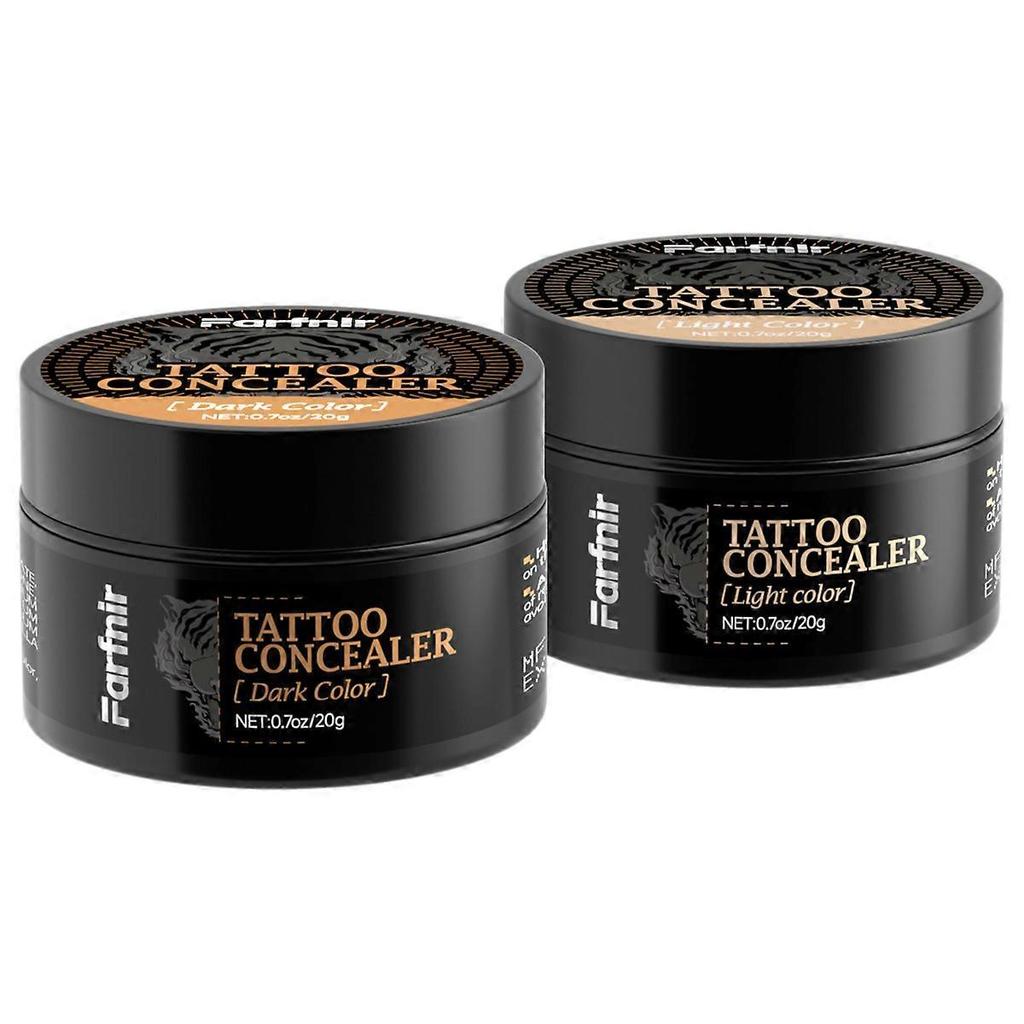 Wasserdichter Haut-Concealer (Helle Farbe), für Narben, Tattoos, Muttermale, dunkle Flecken & Vitiligo