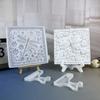 DIY Home Office Decoration Mold Flexible Kitchen Wall Decoration Silicone Mold for Creating Resin Hanging Crafts