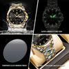 BINBOND Quartz Wristwatches For Men Luxury Luminous Sturdy Durable Reloj Waterproof Auto Date Week Display Men's Watch Free Ship