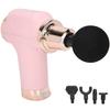 Mini Muskelmassagegerät Elektrisches Schulter-Nacken-Arm-Tiefenentspannungs-Massagegerät mit 5 KöpfenPink