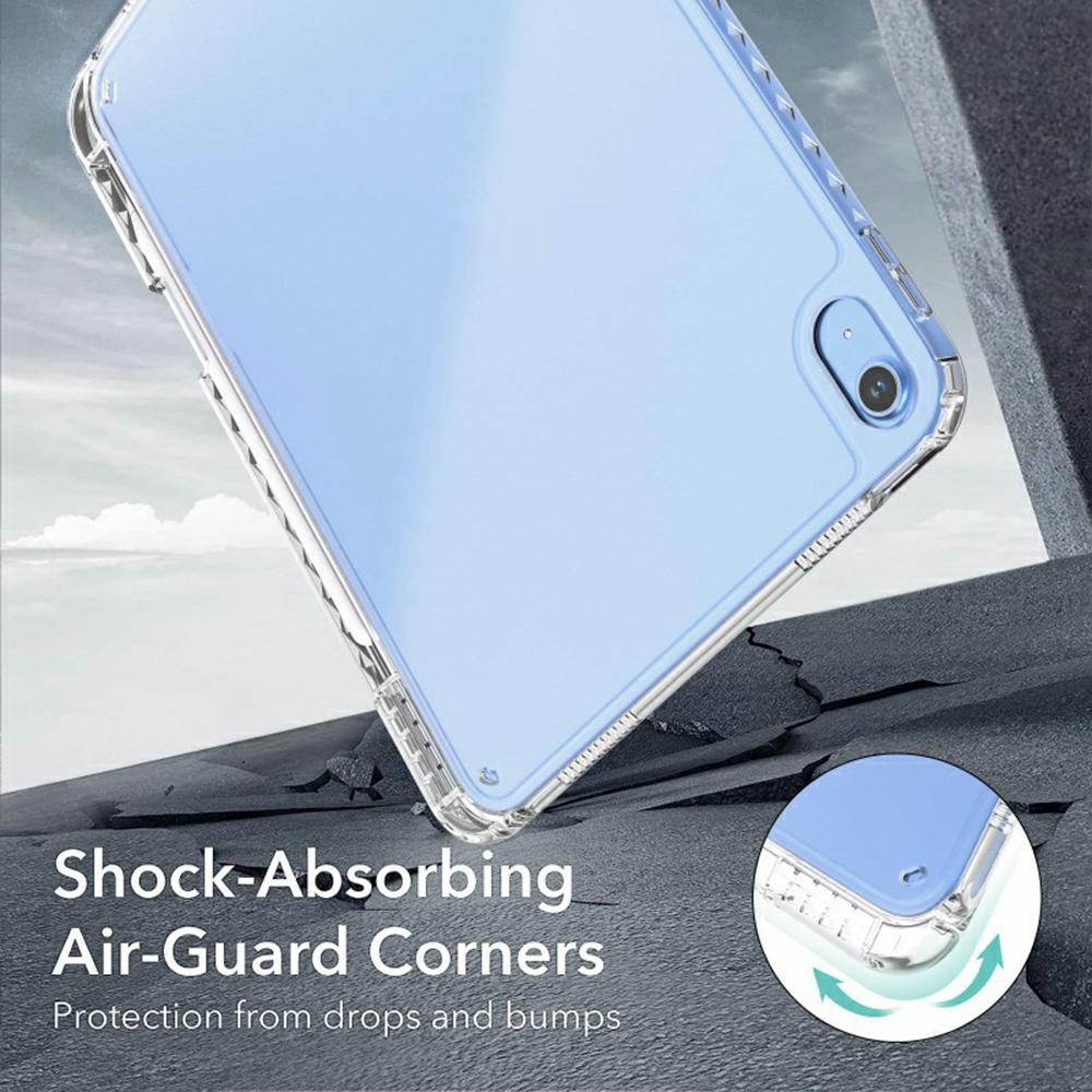For iPad (2025)/iPad 10.9 (2022) Case Corner Protection Clear Acrylic+TPU Tablet Cover