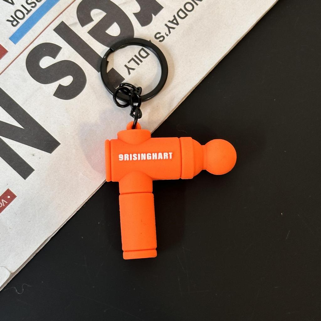 Fitness Series Gummi-Schlüsselanhänger: Hantel- & Kurzhantel-Anhänger für Geschenke