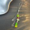 Charming Resin Animal Keyring Phone Chain with Detachable Fruit Charm Detailing for Mobile Devices or Bag Decoration