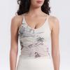 Laisuhu Chinese Style Printed Mesh Sports Yoga Vest