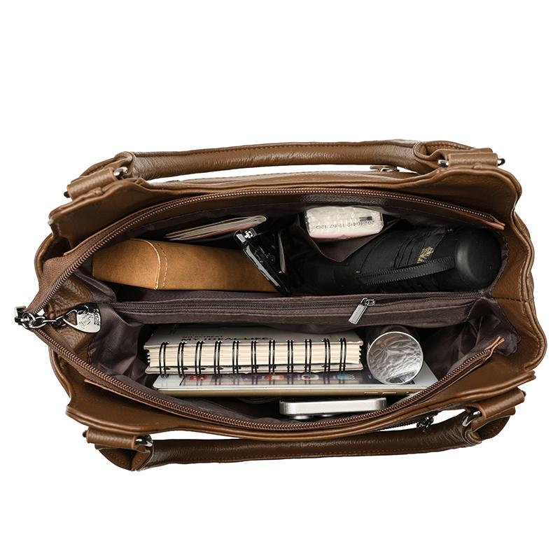 Tote Bag Women's Large Capacity Commuter Handbag Middle-aged Shoulder Bag