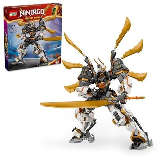 LEGO Ninjago Coles Dragon Mega Titan Mech Toy Block Boys Girls Children Aged 12 14 Elementary School Battle Robot 71821
