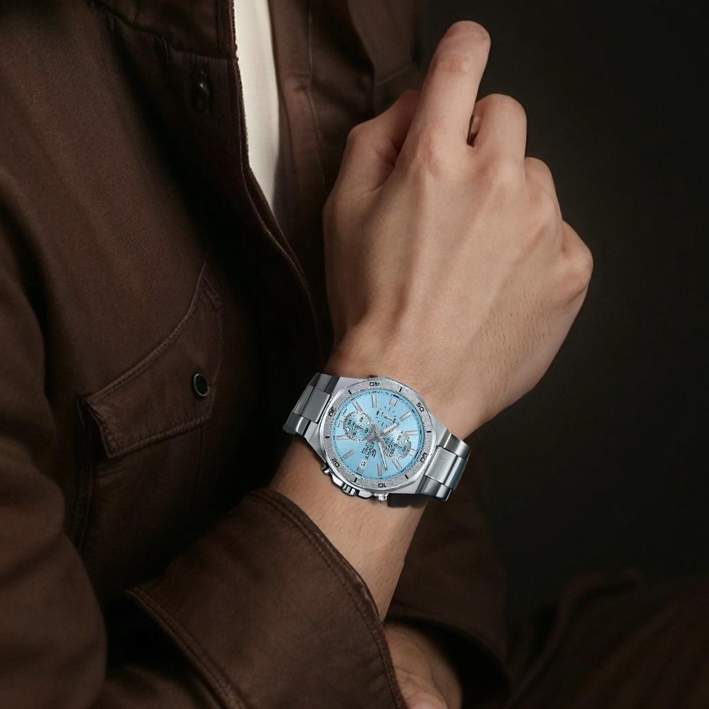 CASIO Men EDIFICE Blue Watch EFV-640DJ-2BJF EFV-640DJ-2BJF