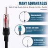 Dual Head Car Radio Antenna Connection Cable with Amplifier