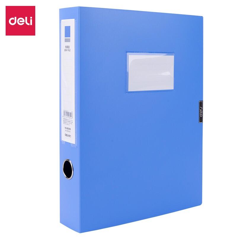 Deli 5623ES A4 PP Archive Box 55mm (Pack of 12)