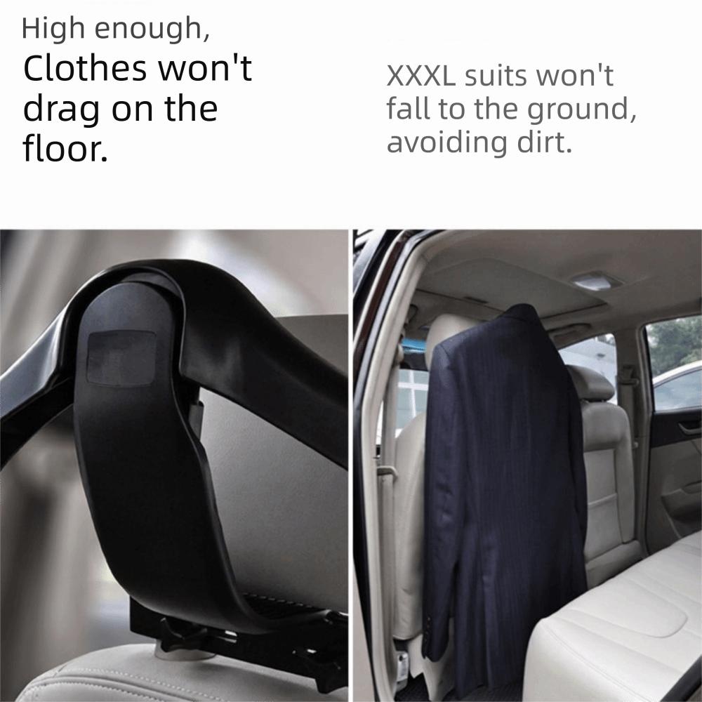 Retractable Car Coat Hanger Durable Car Clothes Holder Rack Car Headrest Hanger Car Interior