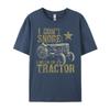 I Dont Snore I Dream Im a Tractor Funny Tractor Gift Grpahic Tee Skinfriendly and Soft Luxury Designer Birthday