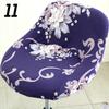 High Elastic Universal Arc Chair Cover For Rotating Lifting Bar Stools Cashier Counter Hotel Home Seat Protector