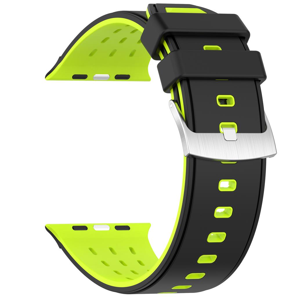 Bands For Apple Watch Strap Ultra 3 2 49mm 46mm 45mm 44mm 42mm Sport Silicone Bracelet Correa IWatch Series 11 10 9 8 7 6 5 SE 3