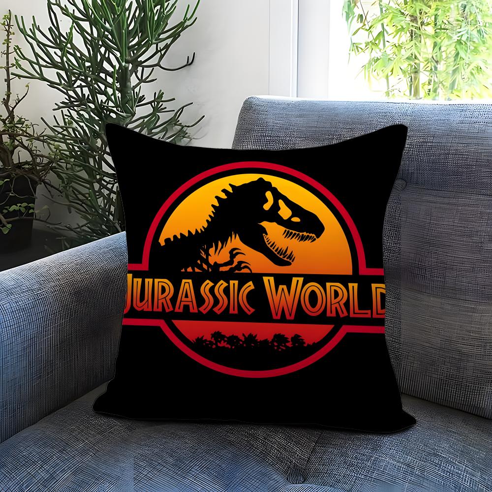 J-Jurassic W-World Movie Cushion Cover Comfortable Reversible Pillow Cover Ideal for Car Sofa Bedroom & Beyond