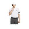 Adidas Aeroready Color Block Short Sleeve Polo Shirt Men Polo Shirts White IN9058